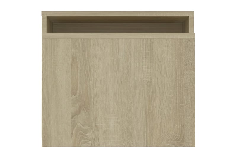 Soffbord sonoma-ek 100x48x40 cm spånskiva - Brun - Soffbord - Satsbord