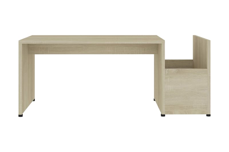 Soffbord sonoma-ek 90x45x35 cm spånskiva - Brun - Soffbord