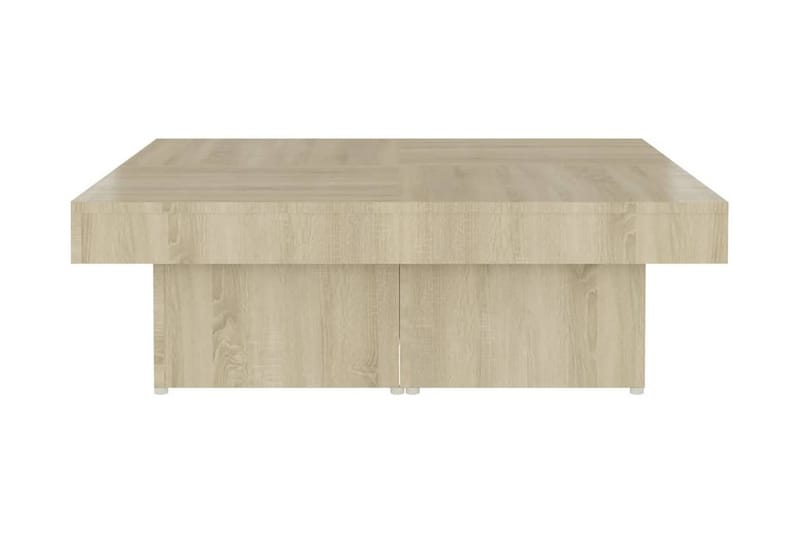 Soffbord sonoma-ek 90x90x28 cm spånskiva - Brun - Möbler - Bord & matgrupper - Soffbord