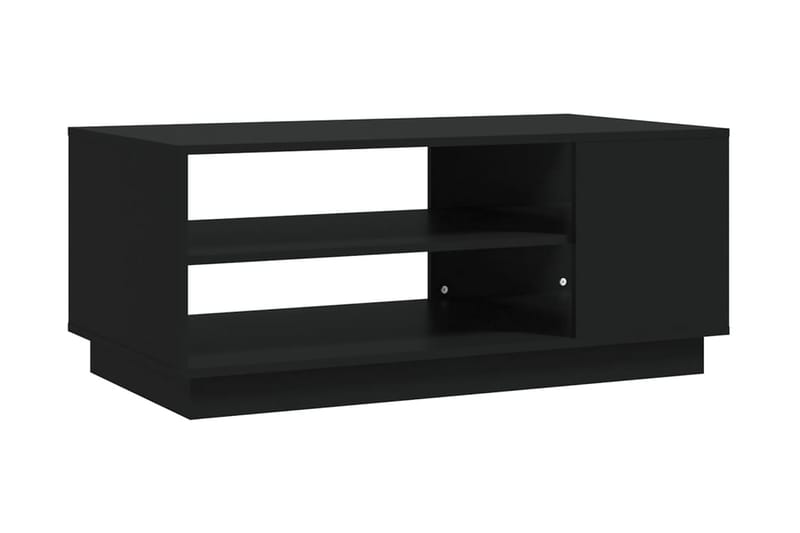 Soffbord svart 102x55x43 cm spånskiva - Svart - Soffbord