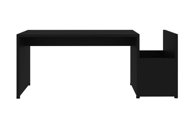 Soffbord svart 90x45x35 cm spånskiva - Svart - Soffbord