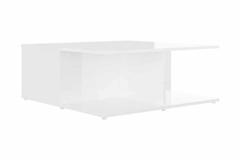 Soffbord vit 80x80x31 cm spånskiva - Vit - Soffbord