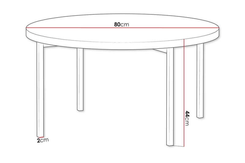 Staffin Soffbord - Svart - Soffbord