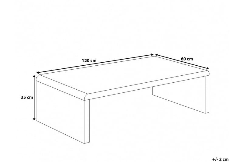 Wakee Soffbord 120 cm - Vit - Soffbord