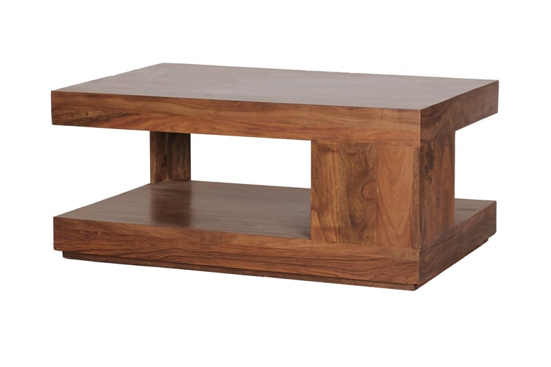 Willowdale Soffbord 60 cm - Valnötsbrun - Klaffbord & Hopfällbart bord - Soffbord - Soffbord med förvaring - Soffbord med hjul - Höj och sänkbart soffbord