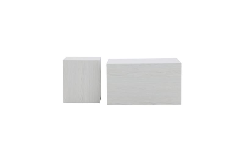 Soffbordset York 2st 60x80 cm/40x40 cm - Vit - Möbler - Bord & matgrupper - Soffbord