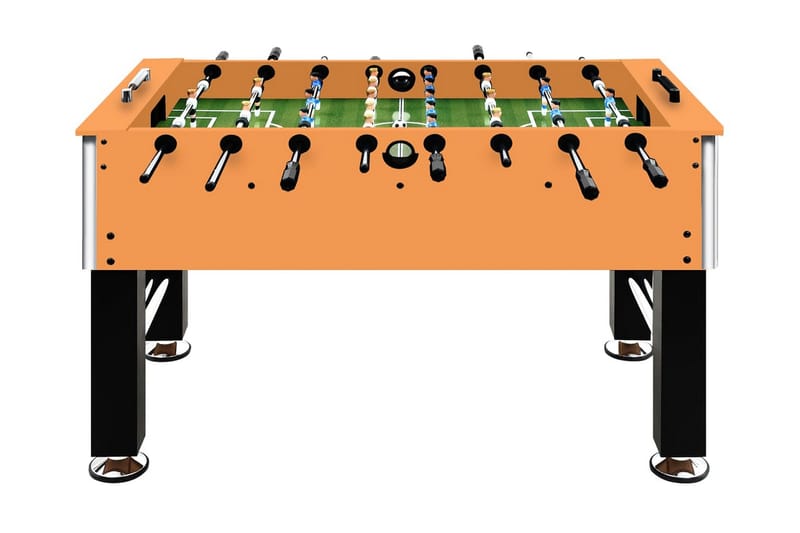 Fotbollsbord stål 60 kg 140x74,5x87,5 cm ljusbrun och svart - Svart - Fotbollsbord