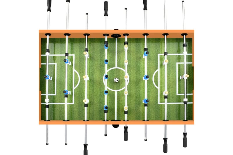 Fotbollsbord stål 60 kg 140x74,5x87,5 cm ljusbrun och svart - Svart - Fotbollsbord