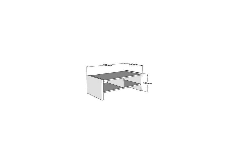 Taharoa Soffbord 90 cm - Vit marmor - Möbler - Bord & matgrupper - Soffbord