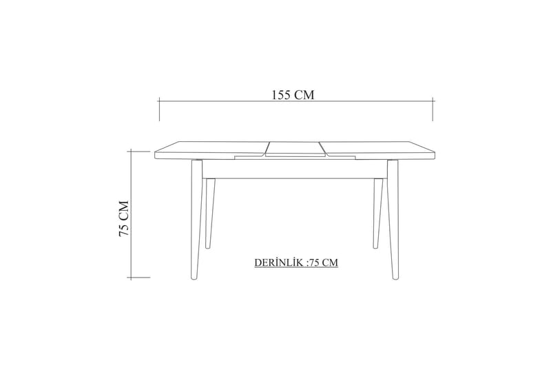 Valsot Matbord 110 cm - Ek - Möbler - Bord & matgrupper - Matbord & köksbord