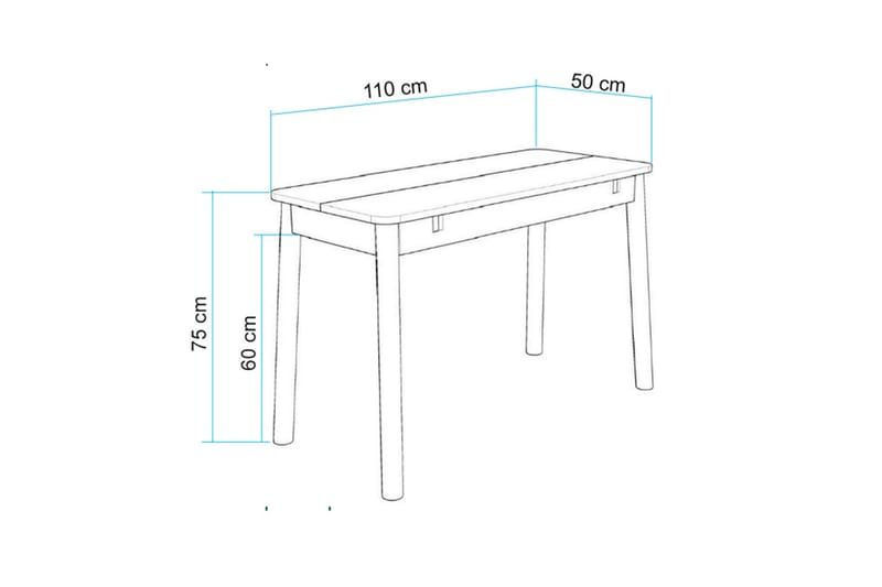 Valsot Matbord 110 cm - Ek - Möbler - Bord & matgrupper - Matbord & köksbord