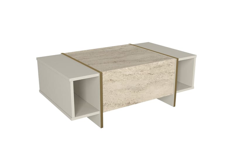 Veyron Soffbord 104 cm - Beige/Sandsten - Möbler - Bord & matgrupper - Soffbord