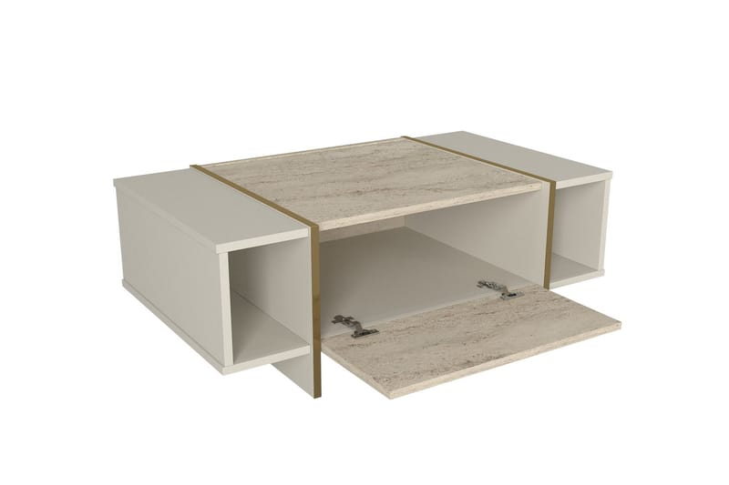 Veyron Soffbord 104 cm - Beige/Sandsten - Möbler - Bord & matgrupper - Soffbord