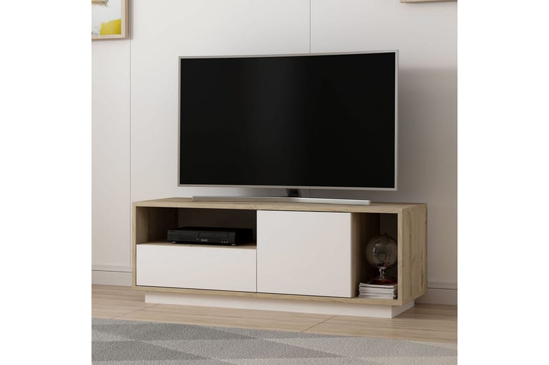 Adesis Tv-bänk 120 cm - Vit - Möbler - Tv möbel & mediamöbel - TV bänk & mediabänk