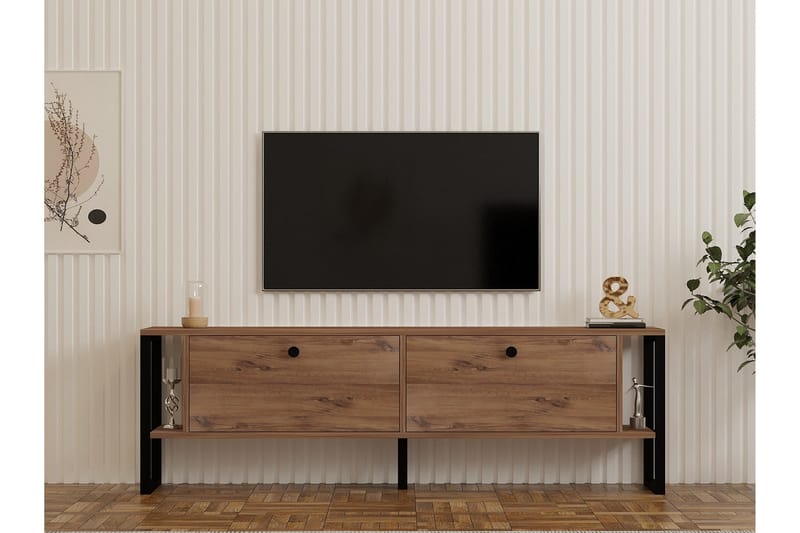 Ahu Tv-bänk 160 cm - Brun - Möbler - Tv möbel & mediamöbel - TV bänk & mediabänk