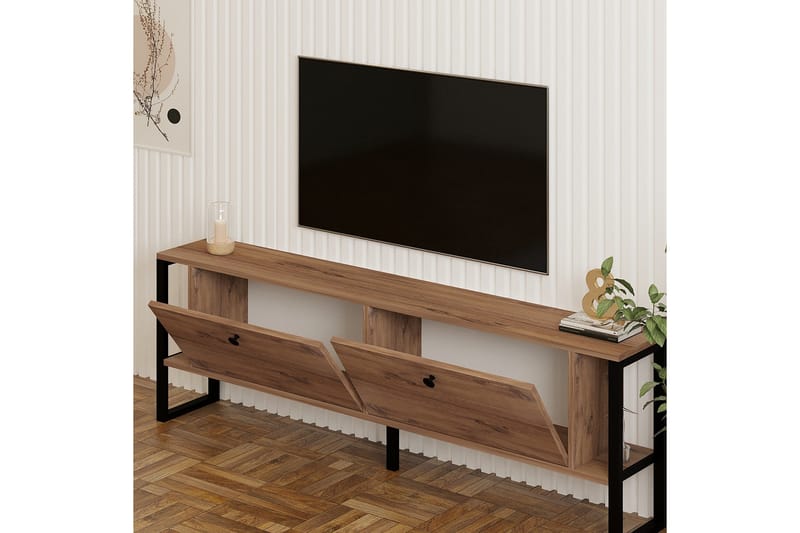 Ahu Tv-bänk 160 cm - Brun - Möbler - Tv möbel & mediamöbel - TV bänk & mediabänk