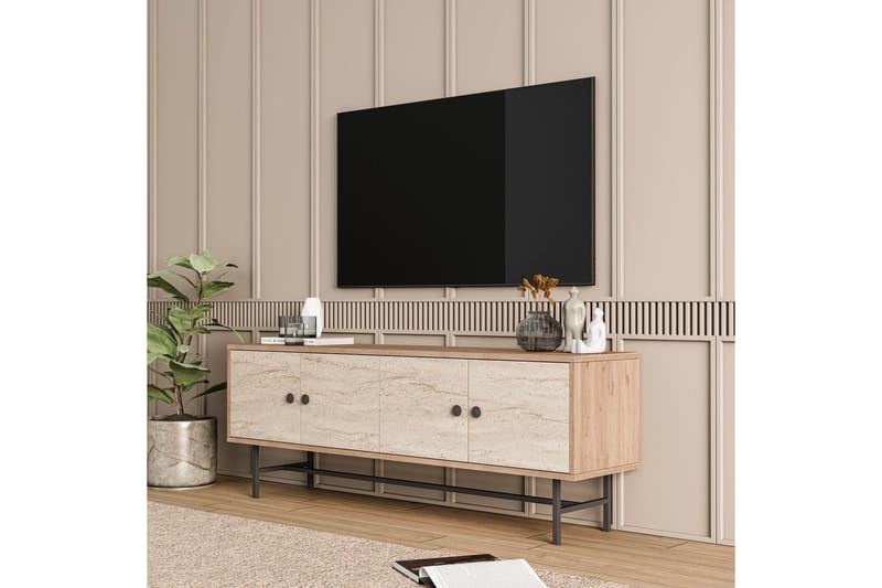 Almasi Tv-bänk 150 cm - Ek - Möbler - Tv möbel & mediamöbel - TV bänk & mediabänk