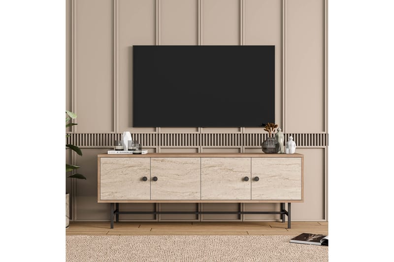 Almasi Tv-bänk 150 cm - Ek - Möbler - Tv möbel & mediamöbel - TV bänk & mediabänk