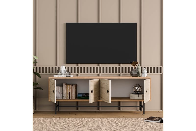 Almasi Tv-bänk 150 cm - Ek - Möbler - Tv möbel & mediamöbel - TV bänk & mediabänk