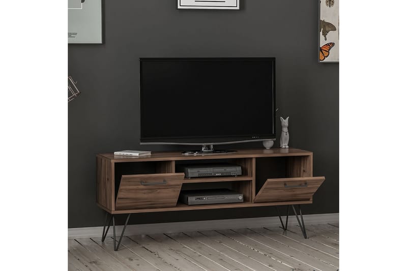 Almire Tv-bänk 35 cm - Valnöt - Möbler - Tv möbel & mediamöbel - TV bänk & mediabänk