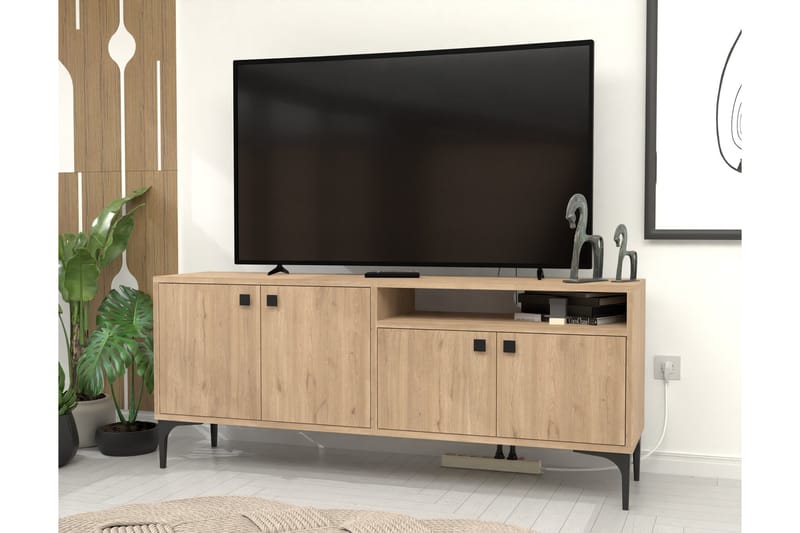 Artemis Tv-bänk 139 cm - Ek - Möbler - Tv möbel & mediamöbel - TV bänk & mediabänk