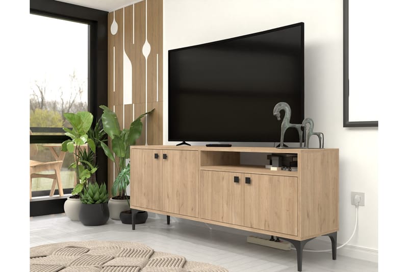 Artemis Tv-bänk 139 cm - Ek - Möbler - Tv möbel & mediamöbel - TV bänk & mediabänk