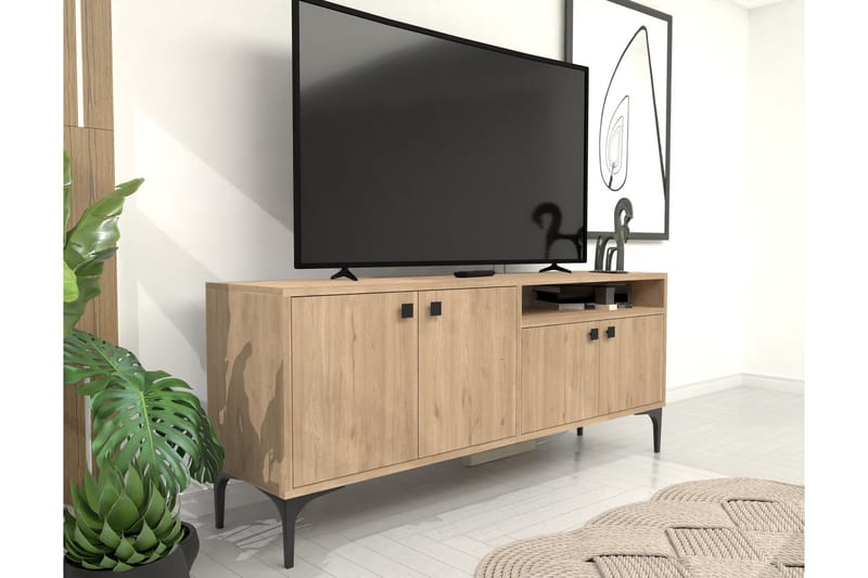 Artemis Tv-bänk 139 cm - Ek - Möbler - Tv möbel & mediamöbel - TV bänk & mediabänk