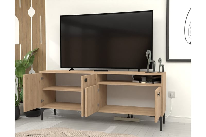 Artemis Tv-bänk 139 cm - Ek - Möbler - Tv möbel & mediamöbel - TV bänk & mediabänk