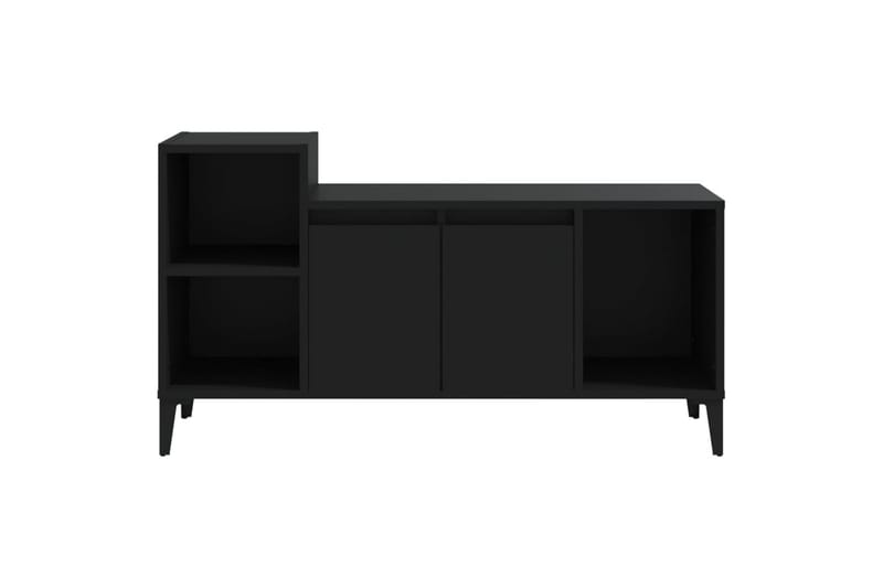 beBasic TV-skåp svart 100x35x55 cm konstruerat trä - Black - TV skåp