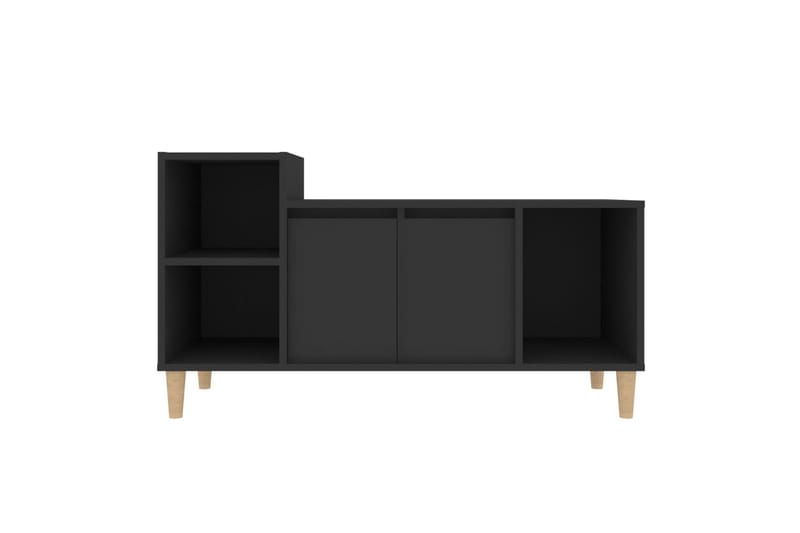 beBasic TV-skåp svart 100x35x55 cm konstruerat trä - Black - TV skåp