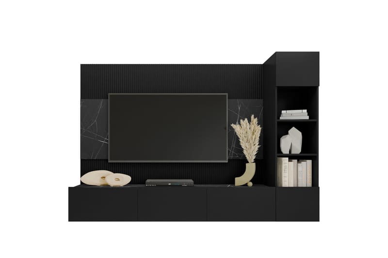 Bernice Tv-skåp 38x150 cm - Svart - M�öbler - Tv möbel & mediamöbel - TV skåp