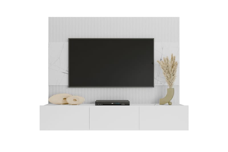 Bernice Tv-skåp 38x150 cm - Vit - Möbler - Tv möbel & mediamöbel - TV skåp