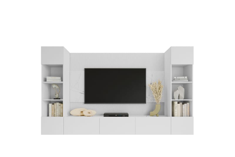 Bernice Tv-skåp 38x150 cm - Vit - Möbler - Tv möbel & mediamöbel - TV skåp