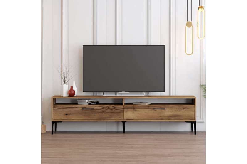 Brutorp Tv-bänk 180 cm - Valnöt - Möbler - Tv möbel & mediamöbel - TV bänk & mediabänk