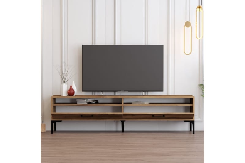 Brutorp Tv-bänk 180 cm - Valnöt - Möbler - Tv möbel & mediamöbel - TV bänk & mediabänk