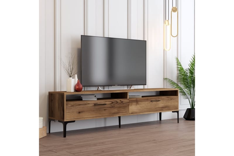 Brutorp Tv-bänk 180 cm - Valnöt - Möbler - Tv möbel & mediamöbel - TV bänk & mediabänk