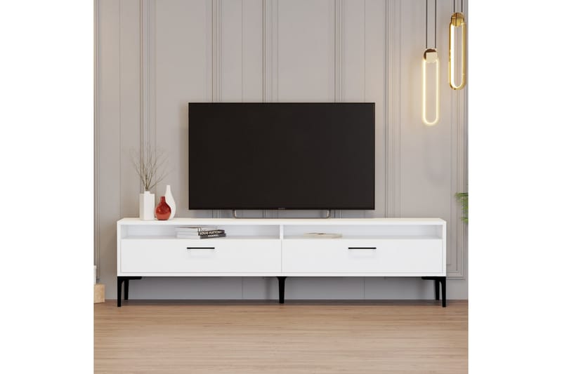 Brutorp Tv-bänk 180 cm - Vit - Möbler - Tv möbel & mediamöbel - TV bänk & mediabänk