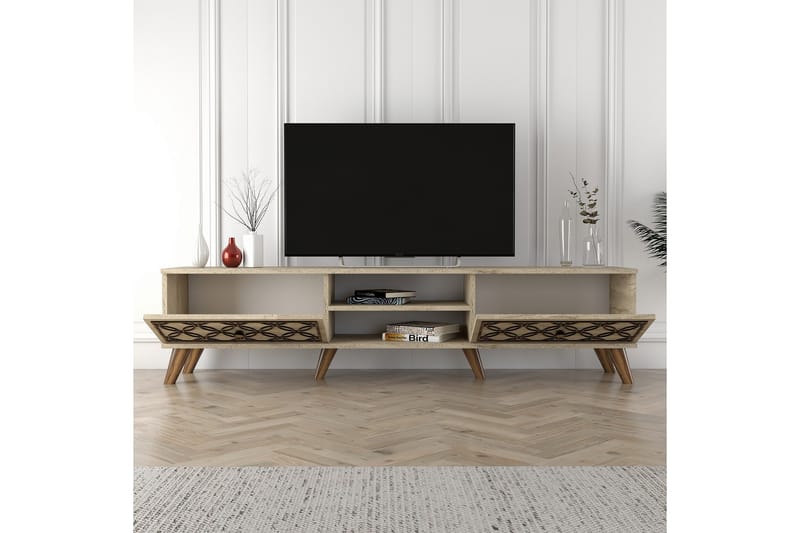 Chass Tv-bänk 180 cm - Beige - Möbler - Tv möbel & mediamöbel - TV bänk & mediabänk