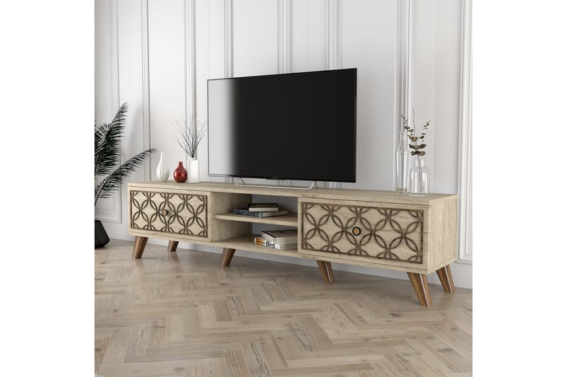 Chass Tv-bänk 180 cm - Beige - Möbler - Tv möbel & mediamöbel - TV bänk & mediabänk