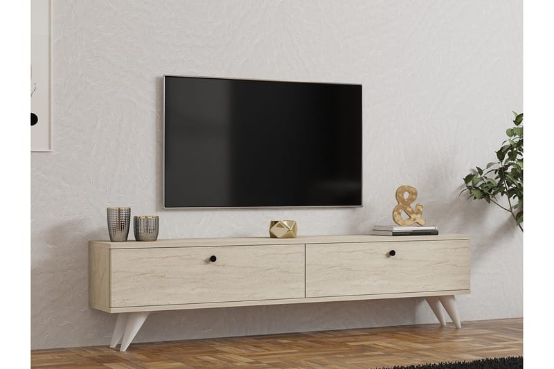 Djarhint Tv-bänk 160 cm - Beige - Möbler - Tv möbel & mediamöbel - TV bänk & mediabänk