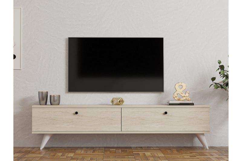 Djarhint Tv-bänk 160 cm - Beige - Möbler - Tv möbel & mediamöbel - TV bänk & mediabänk