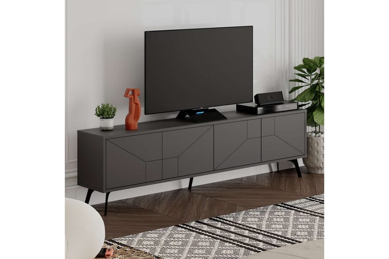 Dune Tv-bänk 180 cm - Antracit - Möbler - Tv möbel & mediamöbel - TV bänk & mediabänk