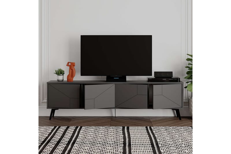 Dune Tv-bänk 180 cm - Antracit - Möbler - Tv möbel & mediamöbel - TV bänk & mediabänk