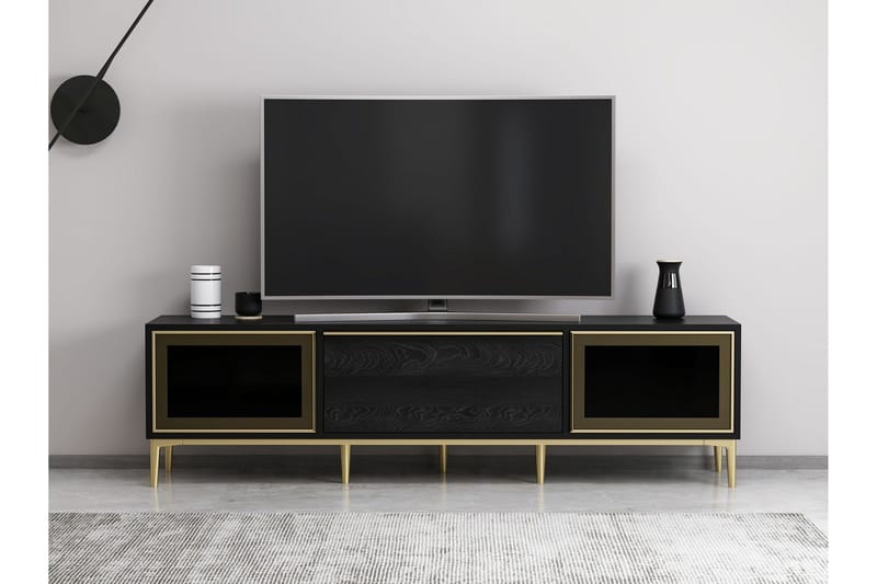 Elevate Tv-bänk 180 cm - Svart - Möbler - Tv möbel & mediamöbel - TV bänk & mediabänk