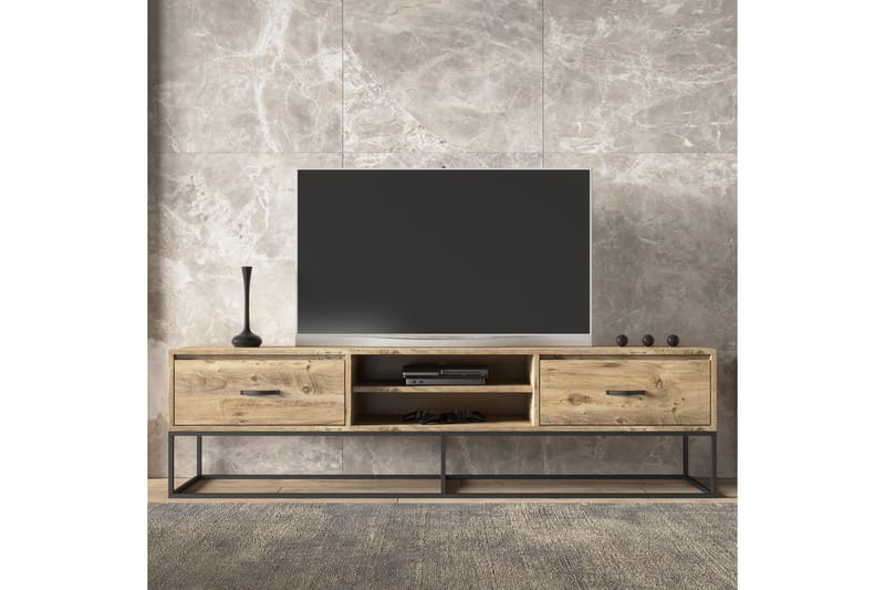 Elspet Tv-bänk 140 cm - Brun - Möbler - Tv möbel & mediamöbel - TV bänk & mediabänk