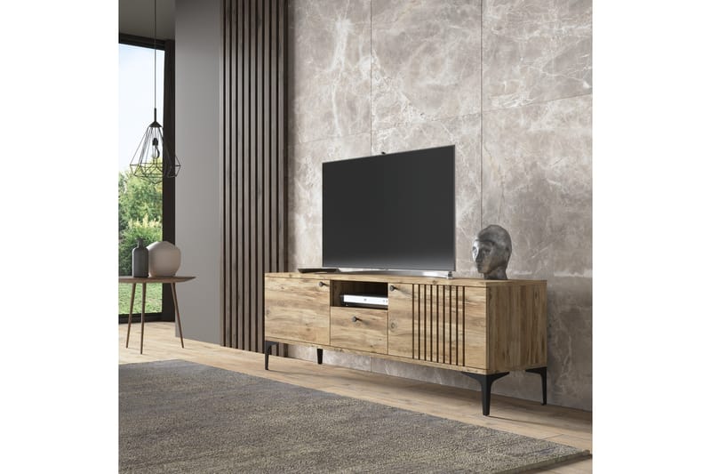 Elspet Tv-bänk 150 cm - Brun - Möbler - Tv möbel & mediamöbel - TV bänk & mediabänk