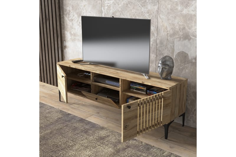 Elspet Tv-bänk 150 cm - Brun - Möbler - Tv möbel & mediamöbel - TV bänk & mediabänk