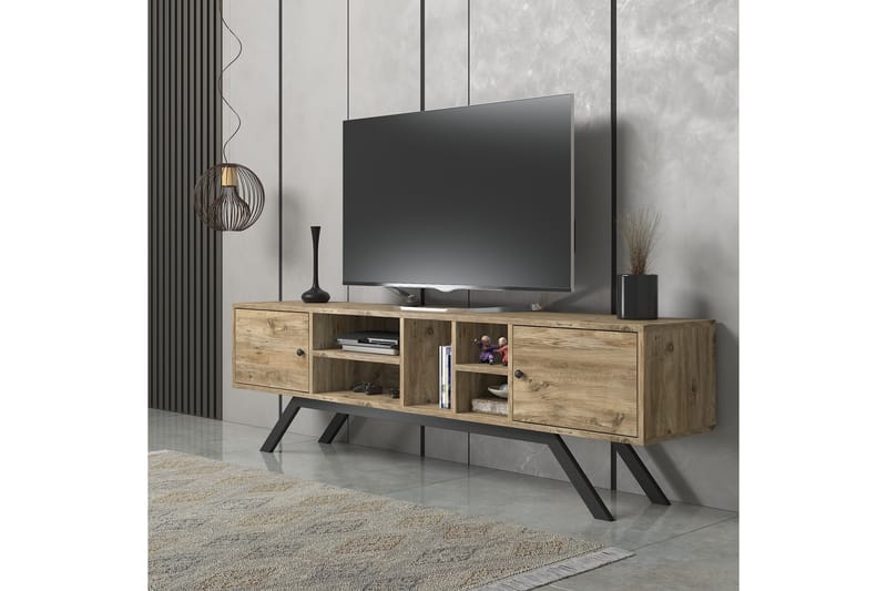 Elspet Tv-bänk 180 cm - Brun - Möbler - Tv möbel & mediamöbel - TV bänk & mediabänk