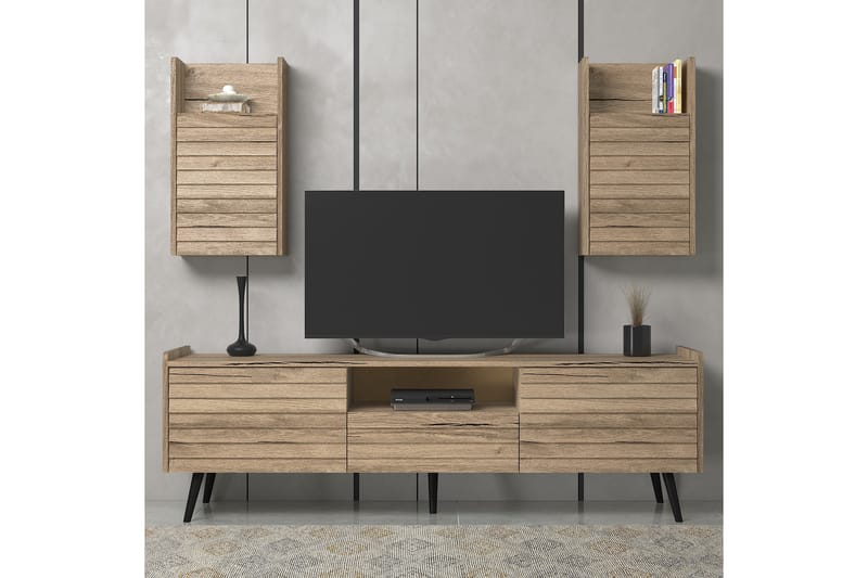 Elspet Tv-bänk 180 cm - Valnöt - Möbler - Tv möbel & mediamöbel - TV bänk & mediabänk