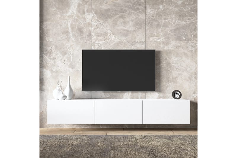 Elspet Tv-bänk 180 cm - Vit - Möbler - Tv möbel & mediamöbel - TV bänk & mediabänk